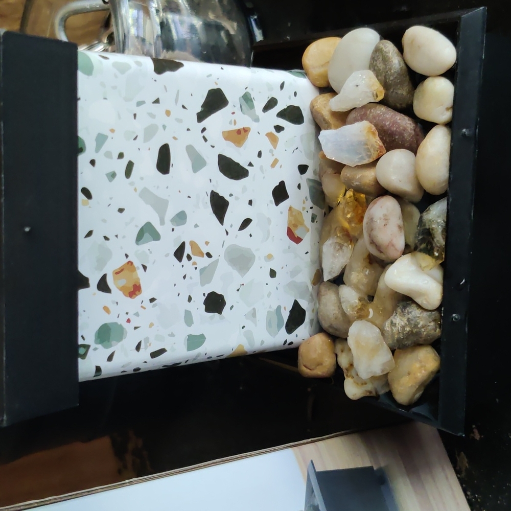 Terrazzo LED fountain 7.5in x 5in